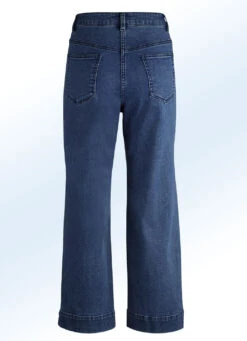 Jeans-Culotte In 5-Pocket-Form -Angebote Trend Seele Store jeans culotte in 5 pocket form farbe dunkelblau groesse 024 1