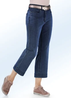 Jeans-Culotte In 5-Pocket-Form -Angebote Trend Seele Store jeans culotte in 5 pocket form farbe dunkelblau groesse 024 2