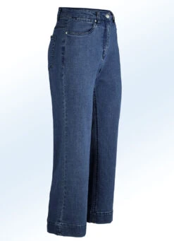 Jeans-Culotte In 5-Pocket-Form -Angebote Trend Seele Store jeans culotte in 5 pocket form farbe dunkelblau groesse 024