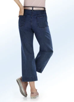 Jeans-Culotte In 5-Pocket-Form -Angebote Trend Seele Store jeans culotte in 5 pocket form farbe dunkelblau groesse 024 3