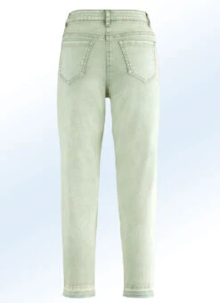 Jeans In 7/8-Länge Mit Modischer Saumfärbung -Angebote Trend Seele Store jeans in 78 laenge mit modischer saumfaerbung farbe hellgruen groesse 018 1