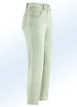 Jeans In 7/8-Länge Mit Modischer Saumfärbung -Angebote Trend Seele Store jeans in 78 laenge mit modischer saumfaerbung farbe hellgruen groesse 018