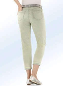 Jeans In 7/8-Länge Mit Modischer Saumfärbung -Angebote Trend Seele Store jeans in 78 laenge mit modischer saumfaerbung farbe hellgruen groesse 018 3