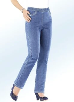 Jeans In Komfortabler Schlupfform