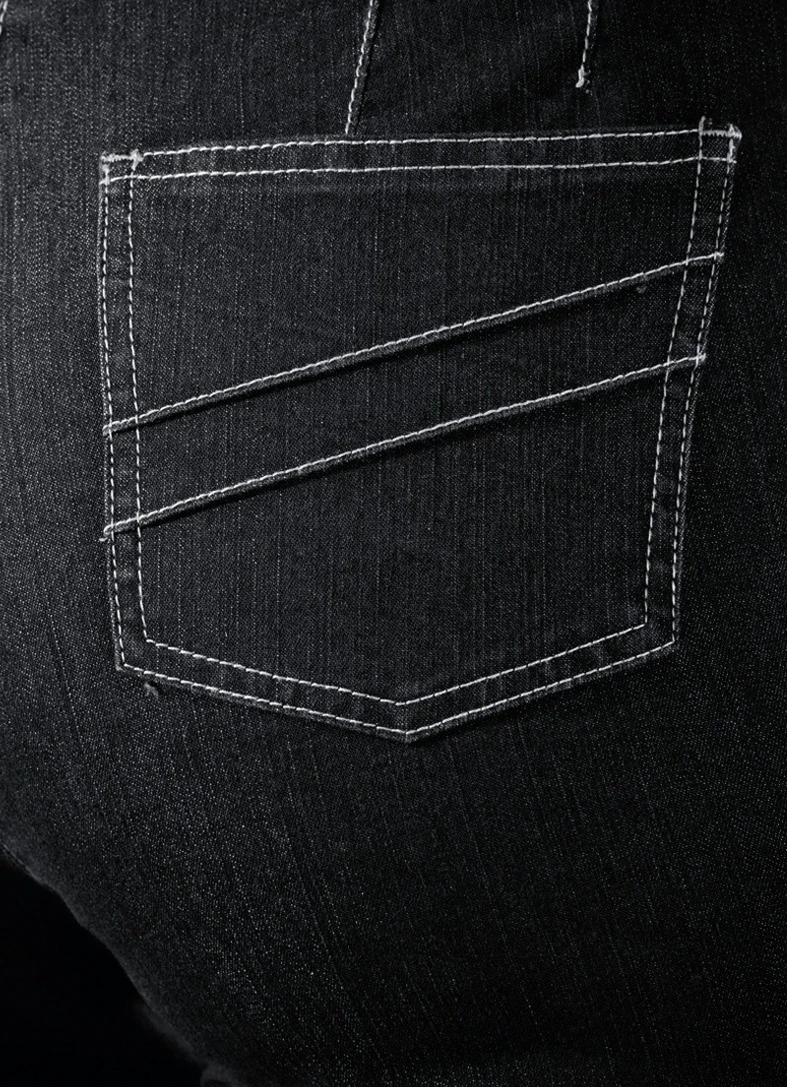 Jeans Mit Angeschnittenem Bund 5 Jeans Mit Angeschnittenem Bund – Bild 5