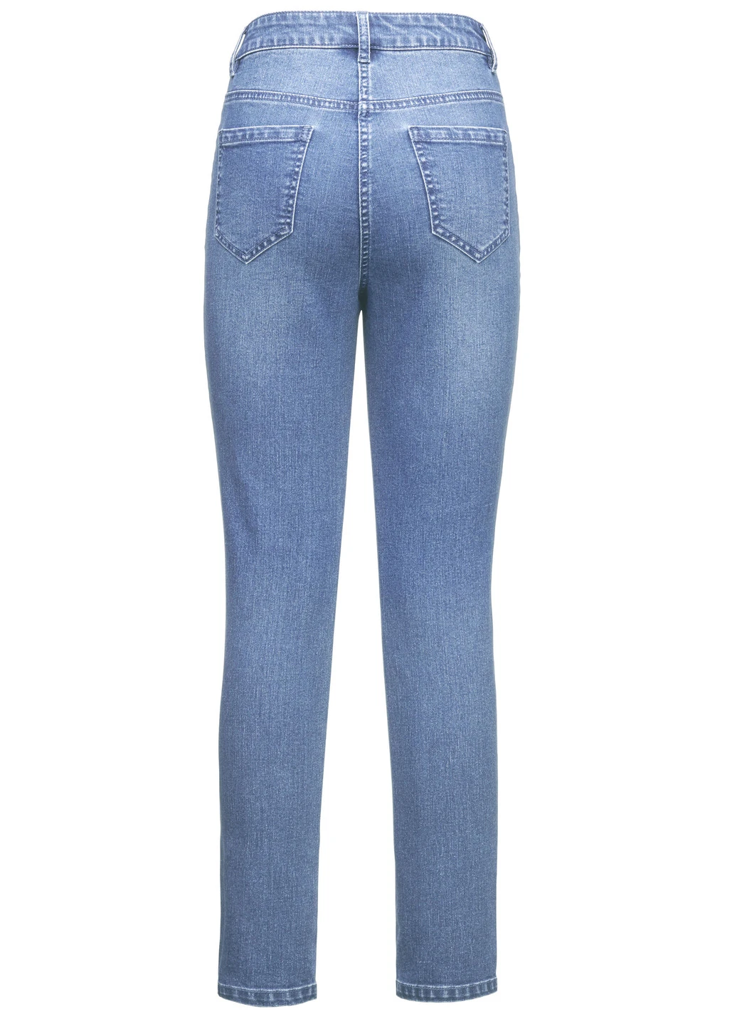 Jeans Mit Floralen Lochstickereien Und Strasssteinchen 2 Jeans Mit Floralen Lochstickereien Und Strasssteinchen – Bild 2