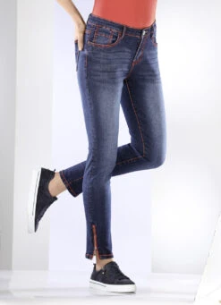 Jeans Mit Terrafarbenen Kontrastziernähten 12 Jeans Mit Terrafarbenen Kontrastziernähten -Angebote Trend Seele Store jeans mit terrafarbenen kontrastziernaehten farbe jeansblau groesse 034 2