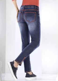 Jeans Mit Terrafarbenen Kontrastziernähten 13 Jeans Mit Terrafarbenen Kontrastziernähten -Angebote Trend Seele Store jeans mit terrafarbenen kontrastziernaehten farbe jeansblau groesse 034 3