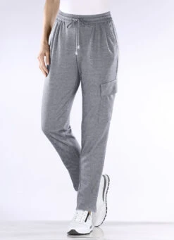 Jerseyhose Im Topaktuellen Joggpant-Style -Angebote Trend Seele Store jerseyhose im topaktuellen joggpant style farbe hellgrau groesse 026 2
