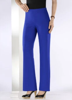Jerseyhose Mit Ausgestellter Fußweite -Angebote Trend Seele Store jerseyhose mit ausgestellter fussweite farbe royalblau groesse 038 2