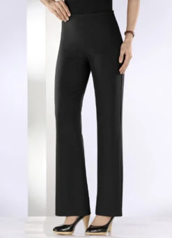 Jerseyhose Mit Ausgestellter Fußweite -Angebote Trend Seele Store jerseyhose mit ausgestellter fussweite farbe schwarz groesse 050 2