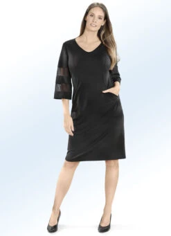 Kleid Mit Trompetenärmeln