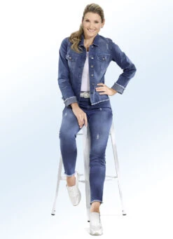 Knöchellange Jeans In 5-Pocket-Form -Angebote Trend Seele Store knoechellange jeans in 5 pocket form farbe jeansblau groesse 034 1