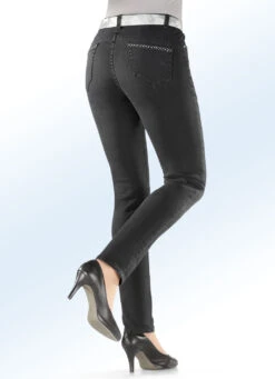 Komfortjeans In 5-Pocket-Form -Angebote Trend Seele Store komfortjeans in 5 pocket form farbe schwarz groesse 225 1