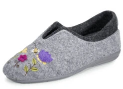 Laurina Hausschuh Mit Fantasievoller Motiv-Stickerei