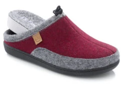 Lauruina Wollfilz-Pantoffel Mit Anatomisch Geformten Fußbett -Angebote Trend Seele Store lauruina wollfilz pantoffel mit anatomisch geformten fussbett farbe bordeaux grau groesse 041 1