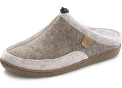 Lauruina Wollfilz-Pantoffel Mit Anatomisch Geformten Fußbett