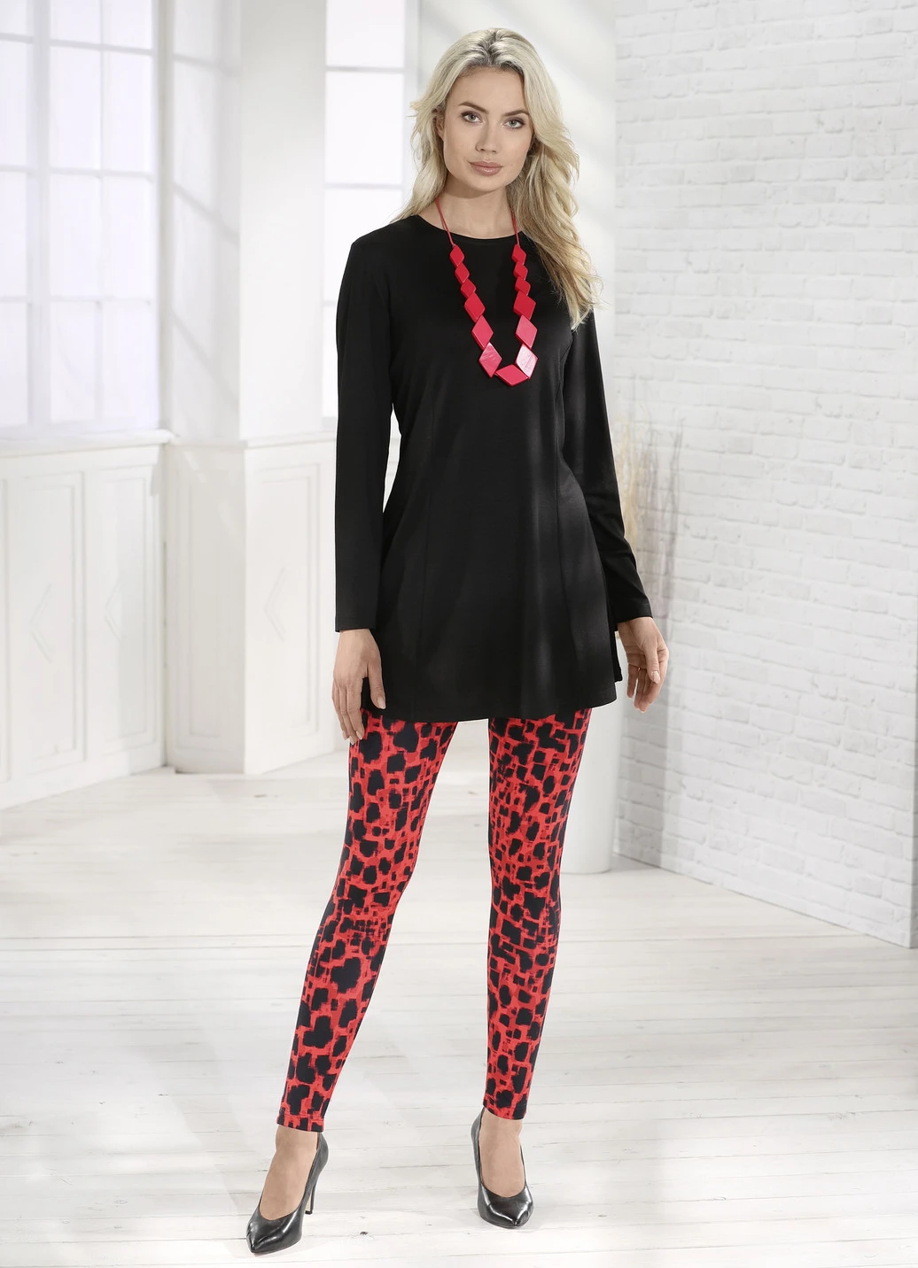 Leggings Mit Bequemem Dehnbund Rundum 2 Leggings Mit Bequemem Dehnbund Rundum – Bild 2