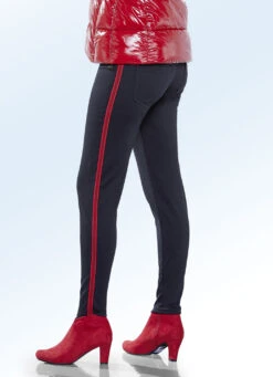 Leggings Mit Effektvollem Zierband