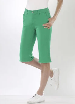 Magic-Jeans-Bermudas -Angebote Trend Seele Store magic jeans bermudas farbe gruen groesse 038 2