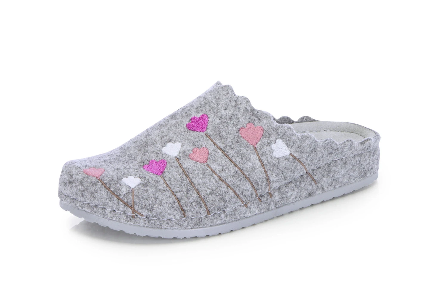 Mubb Pantoffel Mit Putziger Blumen-Stickerei 4 Mubb Pantoffel Mit Putziger Blumen-Stickerei – Bild 4