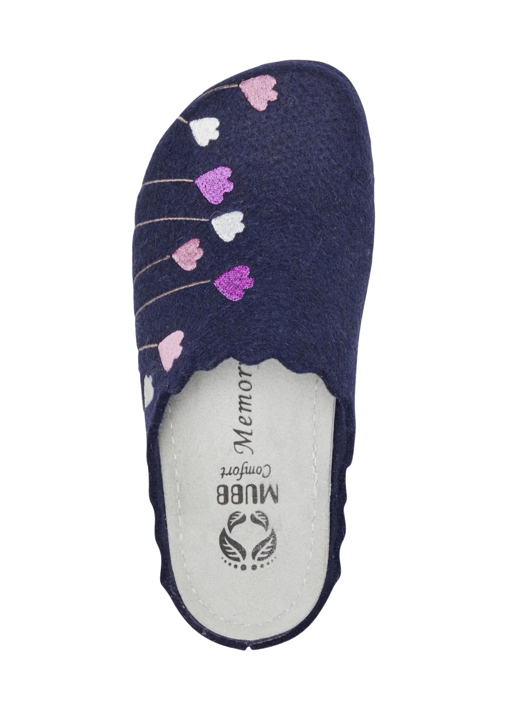 Mubb Pantoffel Mit Putziger Blumen-Stickerei 2 Mubb Pantoffel Mit Putziger Blumen-Stickerei – Bild 2
