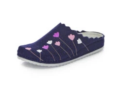 Mubb Pantoffel Mit Putziger Blumen-Stickerei