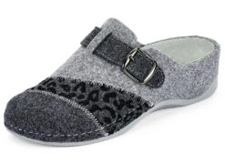 Mubb Pantoffel Mit Raubtierfell-Prägung