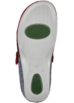 Mubb Pantoffel Mit Raubtierfell-Prägung -Angebote Trend Seele Store mubb pantoffel mit raubtierfell praegung farbe granatrot anthrazit groesse 038 3