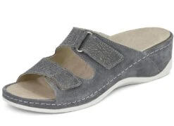 Mubb Pantolette Mit Geprägtem Klettverschluss -Angebote Trend Seele Store mubb pantolette mit gepraegtem klettverschluss farbe anthrazit groesse 039