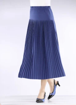 Plissee-Rock Mit Breiter Passe