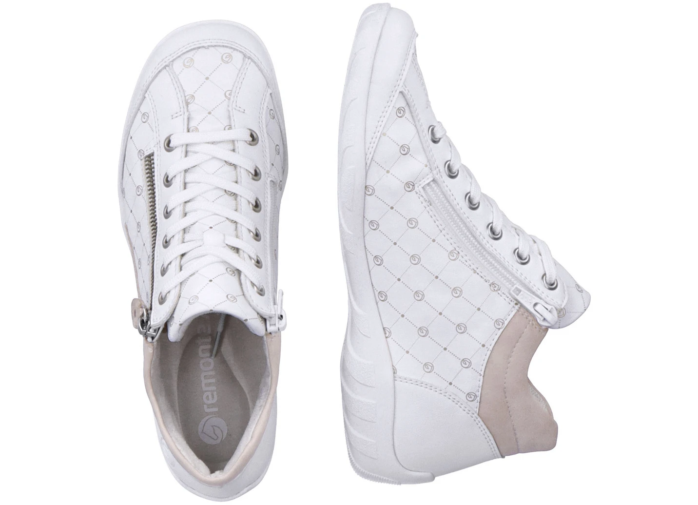 Remonte Bootie Aus Bedrucktem Und Metallisch Schimmerndem Synthetikmaterial 5 Remonte Bootie Aus Bedrucktem Und Metallisch Schimmerndem Synthetikmaterial – Bild 5