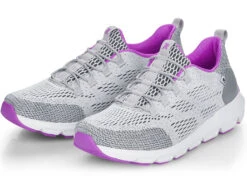 Rieker Sneaker Mit Elastischer Zierschnürung -Angebote Trend Seele Store rieker sneaker mit elastischer zierschnuerung farbe grau pink groesse 040 3