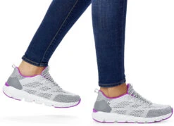 Rieker Sneaker Mit Elastischer Zierschnürung -Angebote Trend Seele Store rieker sneaker mit elastischer zierschnuerung farbe grau pink groesse 040 6