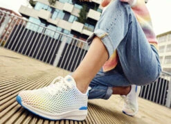 Rieker Sneaker Mit Regenbogen-Farbverlauf -Angebote Trend Seele Store rieker sneaker mit regenbogen farbverlauf farbe weiss bunt groesse 041 8