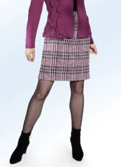 Rock Mit Aparter Karo-Dessinierung