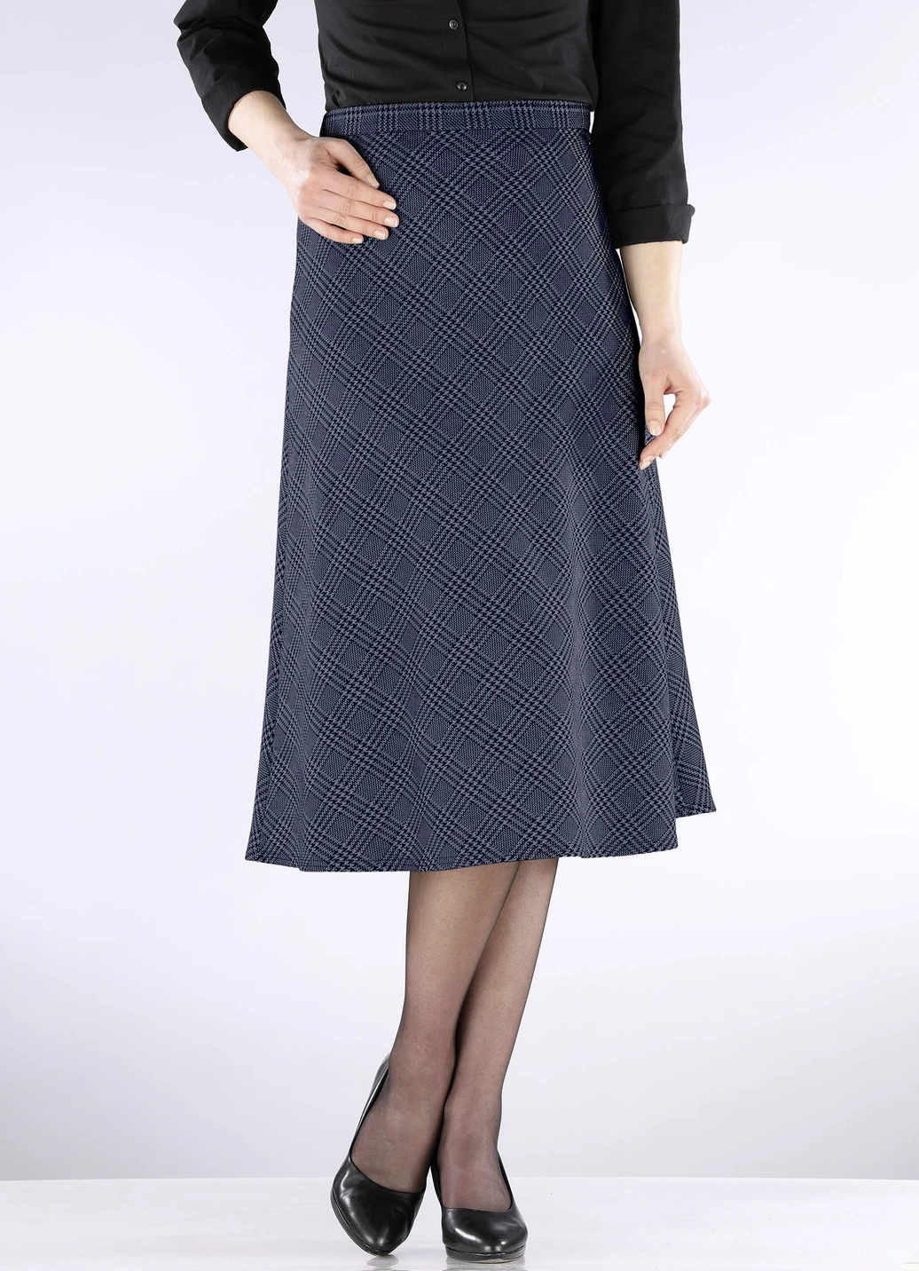 Rock Mit Glencheck-Dessinierungl 1 Rock Mit Glencheck-Dessinierungl