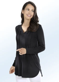 Schicke Tunika Mit Biesenzier In 6 Farben -Angebote Trend Seele Store schicke tunika mit biesenzier in 6 farben farbe schwarz groesse 038