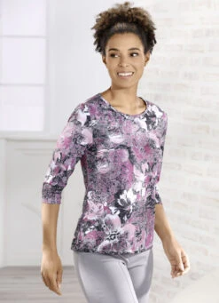 Shirt In Floraldessin