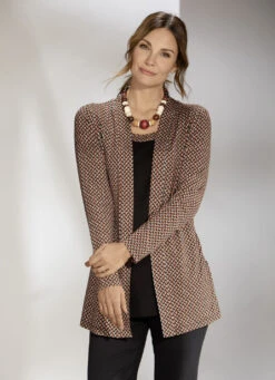 Shirt In Raffinierter Jacken-Optik