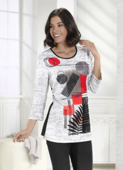 Shirt In Strick-Optik