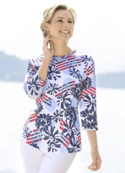 Shirt Mit Alloverdruck