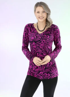 Shirt Mit Faltenlegung An Der Vorderen Schulterpartie