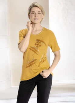 Shirt Mit Flatlock-Naht In 2 Farben 7 Shirt Mit Flatlock-Naht In 2 Farben -Angebote Trend Seele Store shirt mit flatlock naht in 2 farben farbe maisgelb groesse 042 1