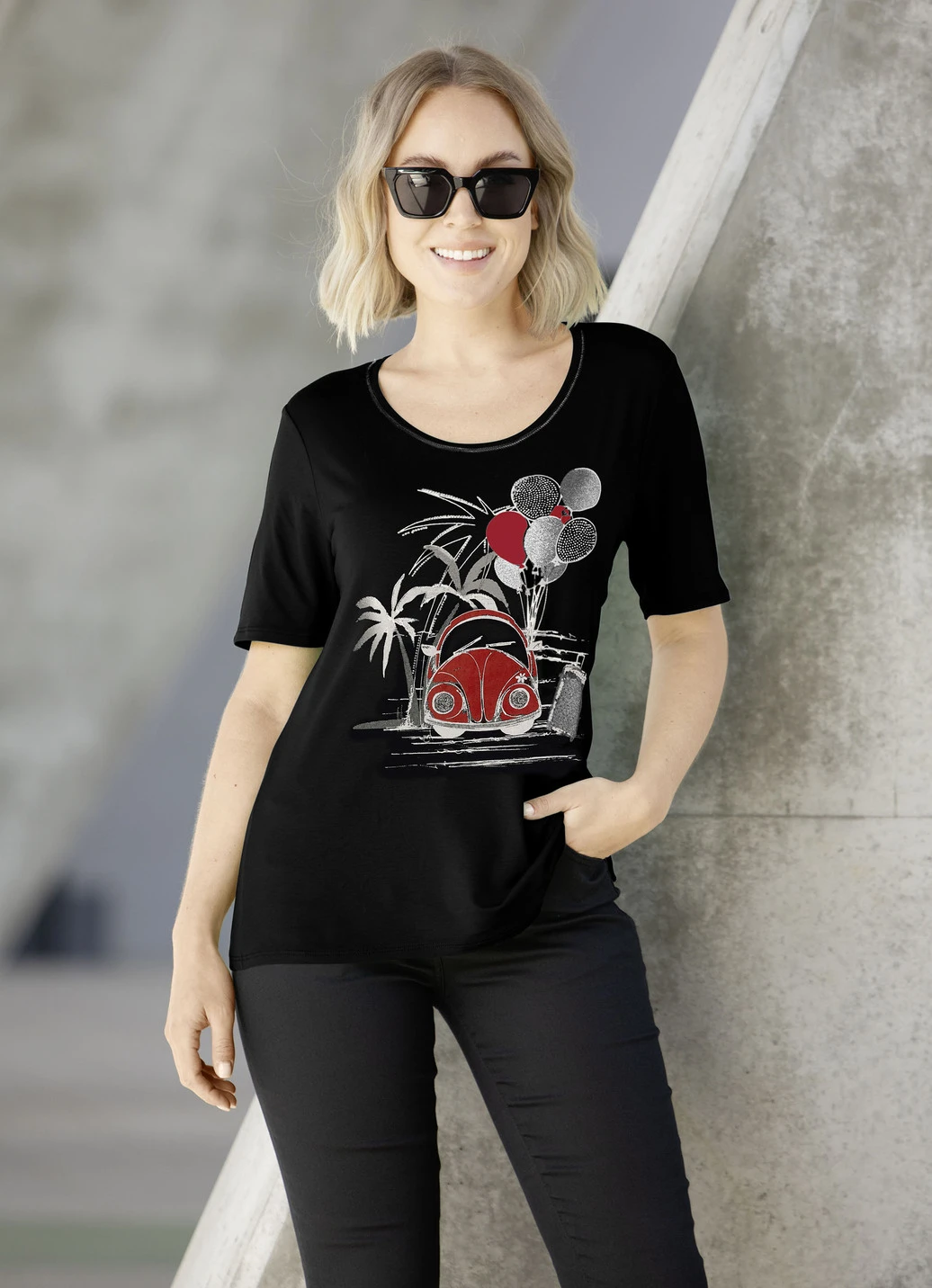 Shirt Mit Flatlock-Naht In 3 Farben 3 Shirt Mit Flatlock-Naht In 3 Farben – Bild 3