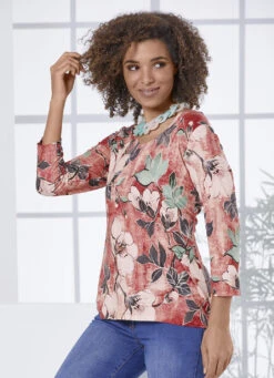 Shirt Mit Floraldruck