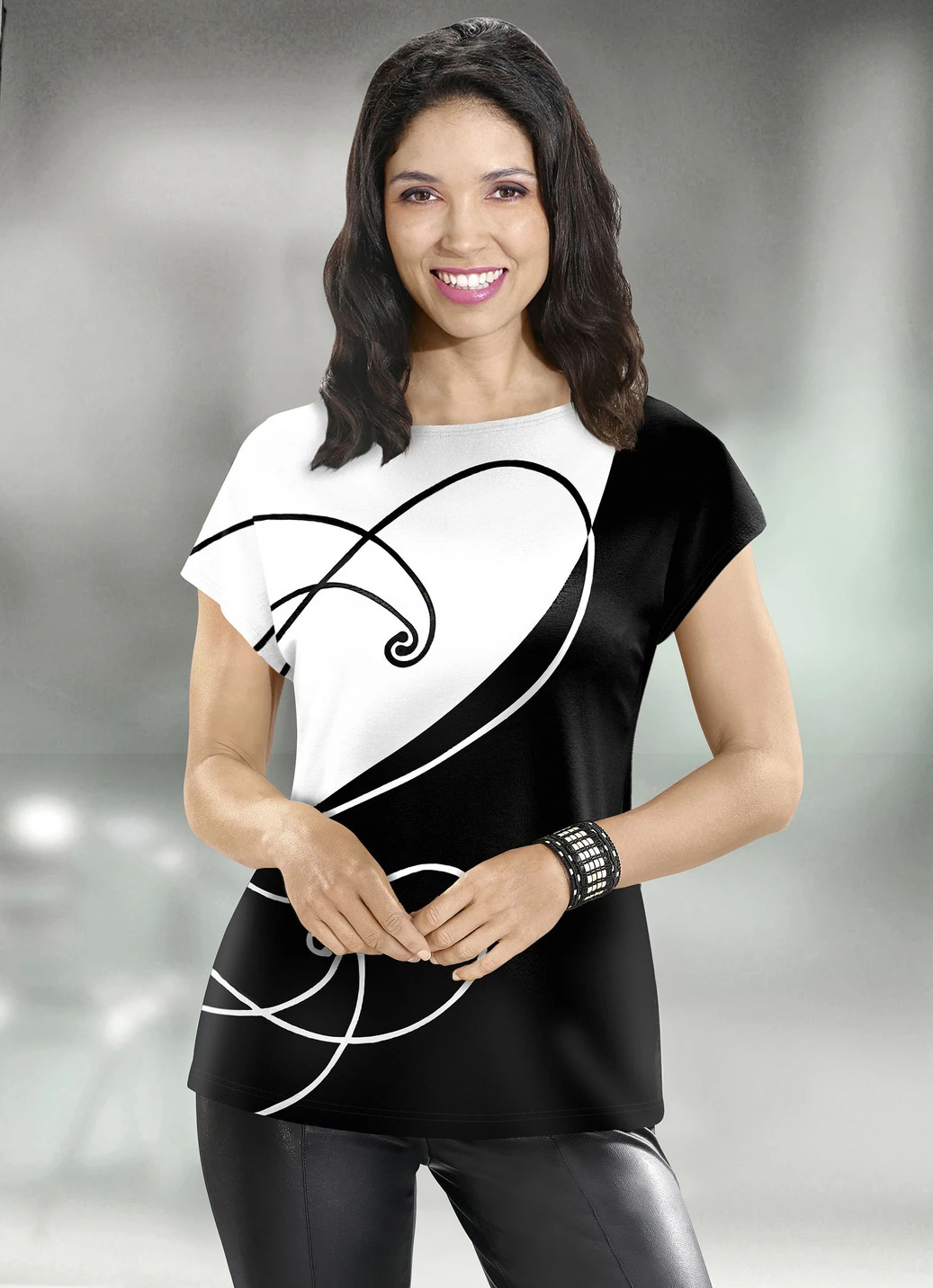 Shirt Mit Inkjet-Druck 2 Shirt Mit Inkjet-Druck – Bild 2