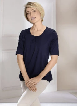 Shirt Mit Kellerfalte In 2 Farben