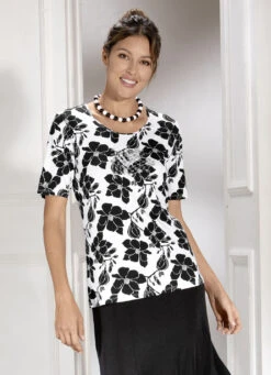 Shirt Mit Plättchenzier Im Vorderteil