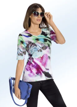 Shirt Mit Rundhalsausschnitt